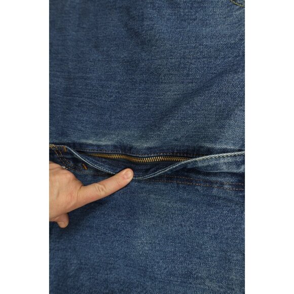 Deadstock Vintage Y2K Levis 550 Mens 52x29 Relaxed Fit Straight Leg Denim Jeans - Picture 8 of 16